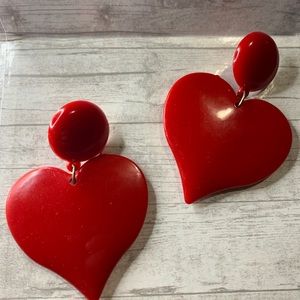 Vintage Heart Earrings